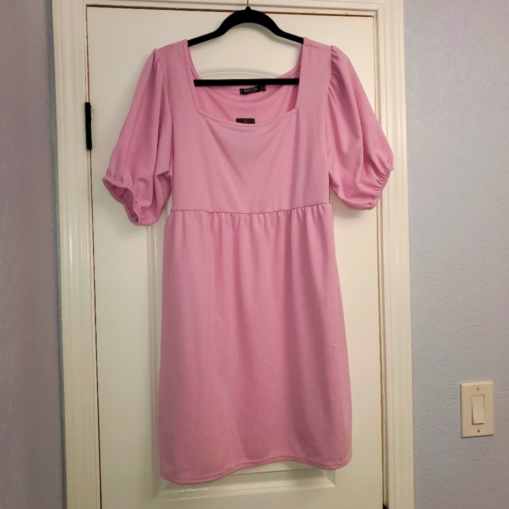 Puffy Sleeve Dress